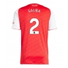 Camisa de time de futebol Arsenal William Saliba #2 Replicas 1º Equipamento 2025-26 Manga Curta Camisa de time de futebol Arsenal William Saliba #2 Replicas 1º Equipamento 2025-26 Manga Curta